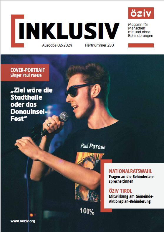 Cover ÖZIV-Inklusiv Ausgabe 02/2024